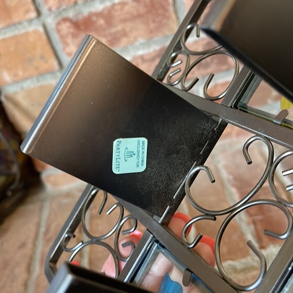 PartyLite Butterfly Tealight Easel Metal & Glass Candle Holder - Picture 8 of 8